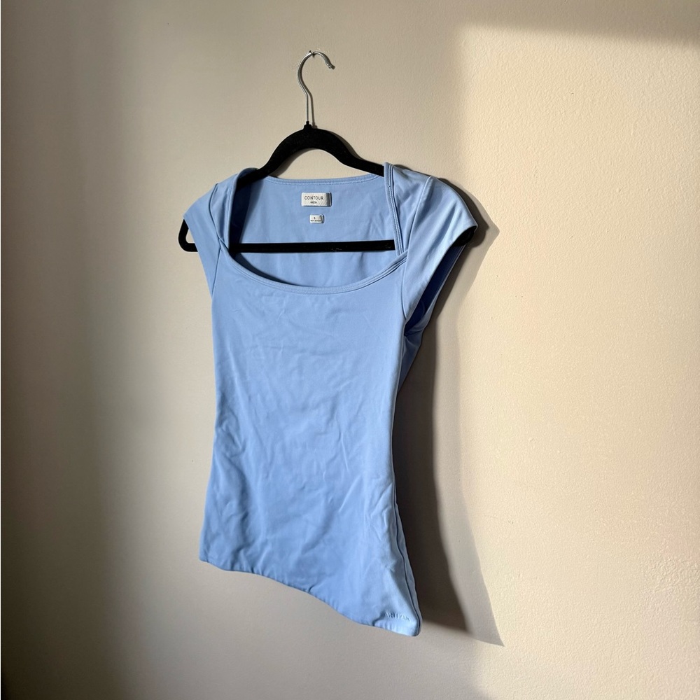 Aritzia Contour Top - Light Blue